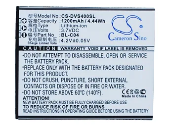 CS 1200mAh / 4.44 Wh bateria para DOOV D500, iSuper S1, iSuper S1K, S1, S1K BL-C04