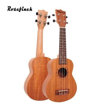 Rosefinch 21/23 polegadas Ukulele Soprano Havaí Mini Guitarra Starter Madeira Ukelele Crianças de Violão para Alunos Iniciantes
