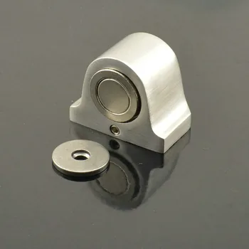 Novo 4 Peças Invisível para absorver 304 super magnético de aço inoxidável da porta da casa de banho pára