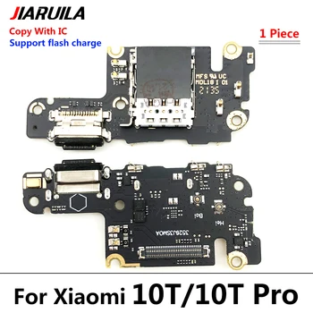 20 Pcs Novos Para Xiaomi 10 10T Pro conector USB Conector do Carregador Porta de Carregamento Jack Plug do cabo do Cabo flexível Com IC de Reparação Rarts