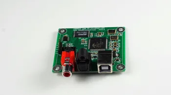 CM6631A USB para Coaxial fibra Óptica SPDIF I2S Conversor DAC Conselho 24bit 192khz