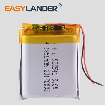 3.7 V bateria de lítio do polímero 103540 1850mah pequeno brinquedo gravador de som geral GPS Leitor de MP3 do carro dvr leitor de mp3 de navegação