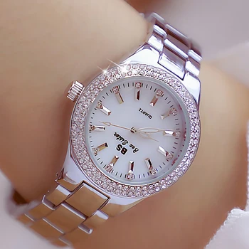 Senhoras Relógios de Pulso Elegante Vestido das Mulheres Relógio de Marca de Luxo, Em 2022, Prata, Ouro, Quartzo Feminino Relógios Bracelete das Mulheres relógio de Pulso