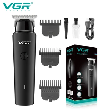 VGR de Cabelo Máquina de Corte de Cabelo Profissional Clipper Aparador de Barba do Barbeiro Recarregável USB Elétrica sem fio Aparador para Homens V-933