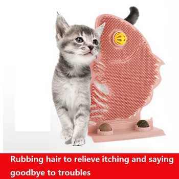 Novo gato pata conselho agradar tickler gato de hortelã, bola bell suprimentos para animais de estimação gato brinquedos do gato gato auto-congratulação