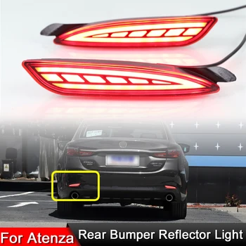 Para Mazda 6 Atenza Para Mazda 3 Hatchback 2019 2020 LED Traseiro pára-choques Refletor de Luz de Advertência do Freio Assembléia de Luz Sinal de volta