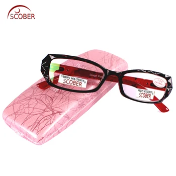 2019 = Scober Mão De Moda Quadro Dimensional Mulheres De Óculos De Leitura +0.75 +1 +1.25 +1.5 +1.75 A +6 Pode Personalizados Miopia Lente