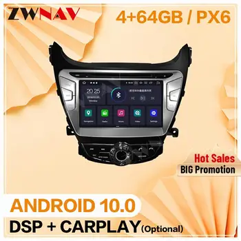 Carplay Tela Android 2011 2012 2013 Para Hyundai ELANTRA Avante I35 Leitor Multimédia Unidade GPS Rádio Gravador Automático de Áudio estéreo