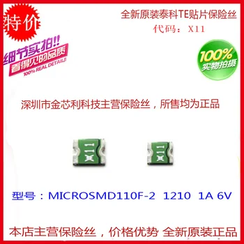 Chip de Recuperação Fusível MICROSMD110F-2 1210 6V 1A Tela de Seda X11