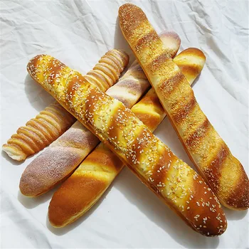 artificial, falso pão de bar, café, restaurante, padaria decoração de simulação preto de centeio baguete francesa breadstick palitos de pão modelo