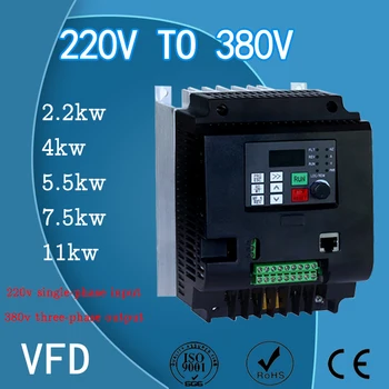 VFD 1,5 KW / 2,2 KW inversor 220 VCA Frequência do Inversor 1 entrada de fase 3 fase 380 V de saída para o Motor de C.A. 380V