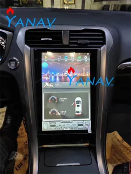 Tesla estilo Android Vertical da tela de Carro GPS de Navegação de Para-Ford-Mondeo 2013-2019 Rádio Bluetooth Estéreo, wi-FI /4G Construído no mapa