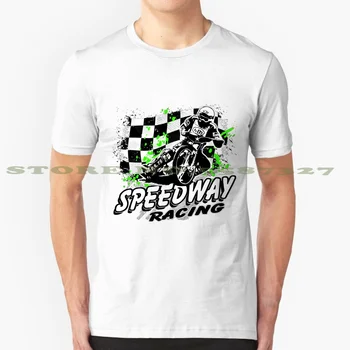Speedway Racing Verão Funny T-Shirt Para Homens Mulheres Speedway Speedway Moto De Corridas De Automobilismo De Corrida De Motos
