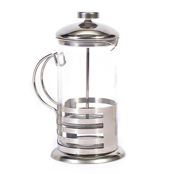 LUDA Manual de Café máquina de café Expresso Pote de Café francês Chá Coador de Filtro de Aço Inoxidável Vidro Bule Cafeteira Pressione o Êmbolo 3