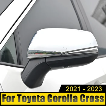 Para Toyota Corolla Cruz XG10 2021 2022 2023 Híbrido ABS, Espelho Retrovisor de Carro Capa Shell de Habitação Porta do Lado do Espelho retrovisor Caso