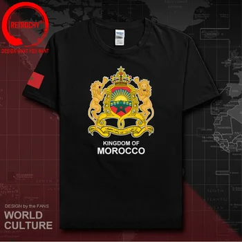 O Reino Ocidental de Marrocos Marroquino Homens T-Shirt da Moda Nação Equipe T-Shirt Desportiva Roupa Tees País, MAR Novo T-Shirt