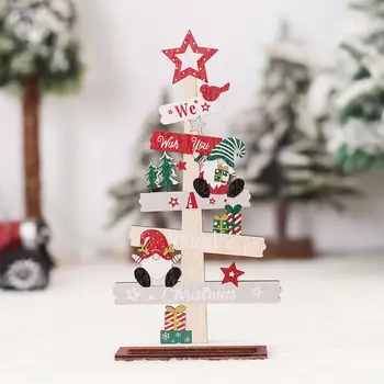 Decoração de natal Indeformable Árvore de Natal de Papai Noel, Boneco de neve Decoração para Festa