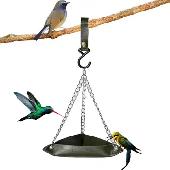 Alimentador do pássaro PU Lrather Destacável Fácil de Instalar para a Casa de Jardinagem ao ar livre