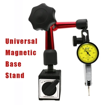 Universal Manómetro De Teste De Medidor Magnético Da Base De Dados De Suporte Stand Manómetro De Teste Ferramenta Magnética De Correção De Bitola Stand