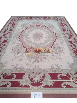 tapetes de aubusson para a sala de lã grande tapete feito à mão tapete de flores tapete feito à mão turco do tapete 
