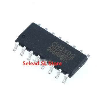 CH340G CH340 SOP-16 10pcs/lot USB para porta serial chip