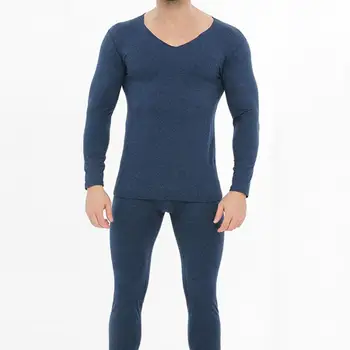 Inverno homens de marcação não-térmica dos Homens Underwears terno catiônicos pele-amigável, confortável aquecimento rápido ceroulas terno