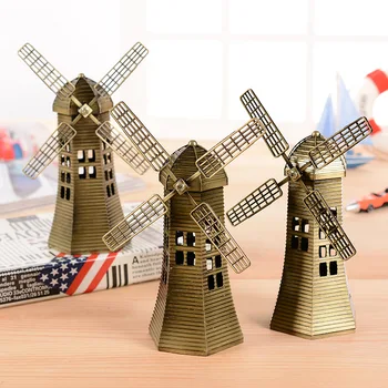 O holandês moinhos de vento de metal artigos de decoração, casa, Decoração, Artesanato,Bonecos & Miniaturas, turismo, souvenirs, artesanato presentes