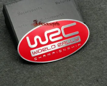 WRC (Mundial de RALI em 3D Emblema Emblema 86mm*44mm adesivo de carro de boa qualidade, Estilo Carro
