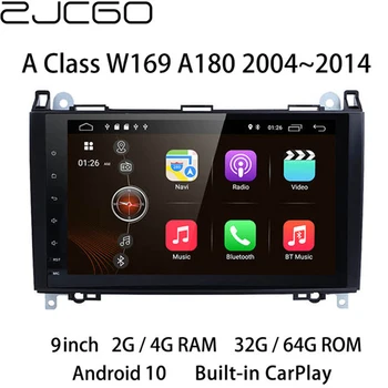 Car Multimedia Player Estéreo GPS, DVD, Rádio-Navegação NAVI Android Tela do Monitor para a Mercedes Benz Classe W169 A180 2004~2014