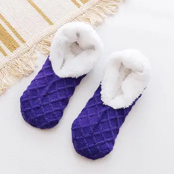 Proteção para os pés de Partículas de Sola Anti-derrapante Casual Home Socks para o Quarto