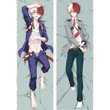 Novo design BL Homem s de Anime Otaku Dakimakura Meu Herói Academia Todoroki Shoto Decorativos, roupas de Cama, Abraçando o Corpo Travesseiro