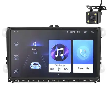 Android 9.0 som do Carro Duplo DIN Navegação GPS, Bluetooth, wi-Fi Rádio FM de 9 polegadas Tela IPS No Traço de Chefe da Unidade de Receptor