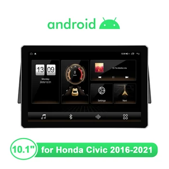 Para Honda Civic 2016-2021 Rádio Leitor de Android De 10 de som do Carro Multimídia de 10.1