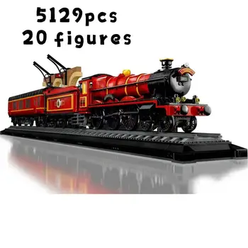 2022 NOVO 76405 Trem Expresso Magia Estação Collectors Edition do Modelo de Construção de Blocos de Montagem de Tijolos Conjunto de Brinquedos para Crianças de Presente