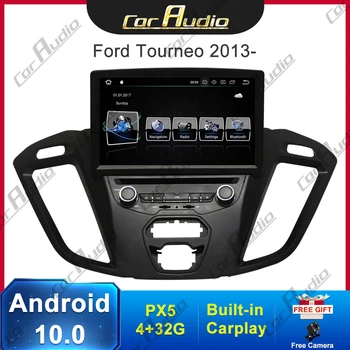 Carro Rádio Android 10 2 Din Estéreo Tela Multimídia Ford Tourneo Trânsito Personalizado De 2013 de Carro DVD Player de Vídeo em seu GPS Mapas CarPlay