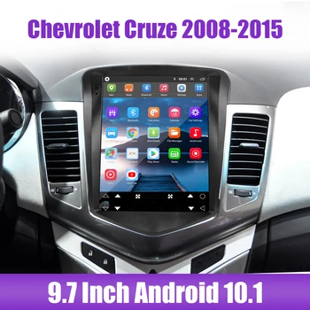 Mãos-livres MP5 Player GPS, Bluetooth, wi-Fi auto-Rádio de 2 Din Para Chevrolet Cruze 2008-2015 Android De 10,1 9,7 Polegadas Receptor FM