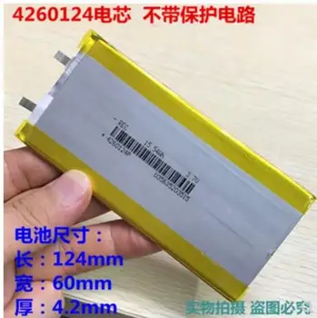 3.7 V bateria de lítio do polímero 3200MAH 4260124 de energia móvel Tablet PC DIY 4060125