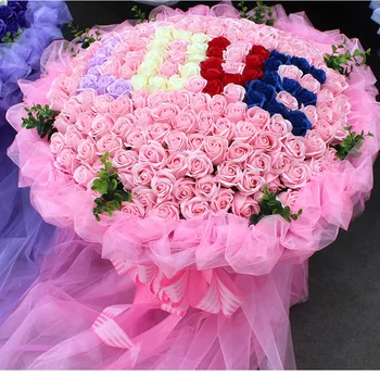 50 Peças de 5 CM Artificial sabonete flor de Noiva, decoração acessórios Diy Festival de Doces de caixa Banheira flor Broche de Scrapbooking