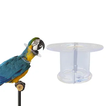 Pássaro De Proteção Cordão Do Papagaio Coleira Anti Arrancamento De Anel Anti-Arrancar Anti-Grab Colares De Gola Para Roedores, Aves