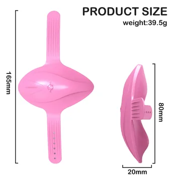 Portátil sem Fio Controle Remoto de Vibração Ovo estimulador Clitoriano Invisível Tranquila Calcinha Vibrador brinquedos Sexuais para as Mulheres Vaginal