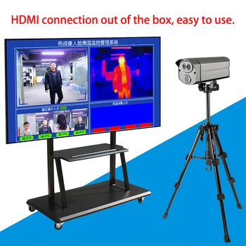 HDMI e o IPC de imagem térmica de temperatura da câmara, vários detecção, preciso e rápido de medição de temperatura, câmara de infravermelho