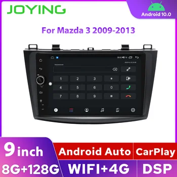 Joying de 9 Polegadas de Rádio QLED Tela do Sistema de Áudio do Carro Autoradio Android Unidade de Cabeça Para Mazda 3 2009-2013 DSP SPDIF Câmera de Visão Traseira 4G