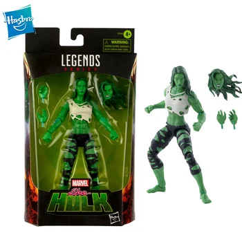 Hasbro Vingadores Marvel Legends: She-Hulk 6 Polegadas Figura De Ação Fã Figura Colecionável Brinquedo De Presente