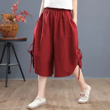 Estilo Coreano Calças Capris Calça Jeans Mulheres De Roupas Terninhos Mulher Urbana Calças De Perna Larga Calças; Streetwear Y2k Vintage