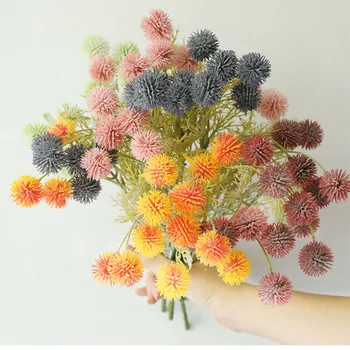 Novo Berry bola ramo de Flores Artificiais de plástico Casamento, Casa, decoração sala de estar plantas artificiales