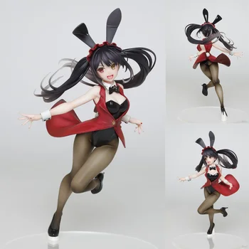 Data em que Uma Bala Tokisaki Kurumi Coelho Ver PVC com Suporte Anime Figura de Ação Hentai Colecionáveis Modelo Adulto Brinquedos Boneca de Presente
