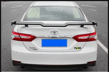 Para Toyota Camry TRDF Spoiler 2018 e 2019 ABS Plástico Pintada de Cor Traseiro, Spoiler de Tecto Asa Tronco Lábio Tampa do carregador do Carro de Estilo