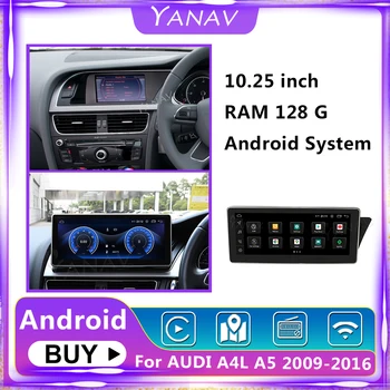 Carro do Leitor Multimídia Audi A6 A7 2011-2019 Android auto-Rádio de Navegação GPS Receptor Estéreo de Vídeo Unidade de Cabeça De 10,25 Polegadas