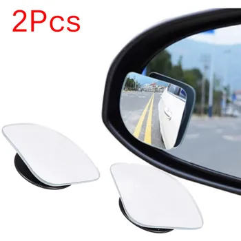 Carro 2pcs de Ângulo Amplo Espelho Convexo, espelho Retrovisor Lado do Espelho retrovisor de Segurança de Ponto Cego Espelhos