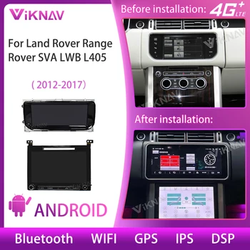 Ar condicionado Conselho Android Para Land Rover Range Rover SVA LWB L405 2012 2013 2014 2015 2016 2017 auto-Rádio Multimédia Player